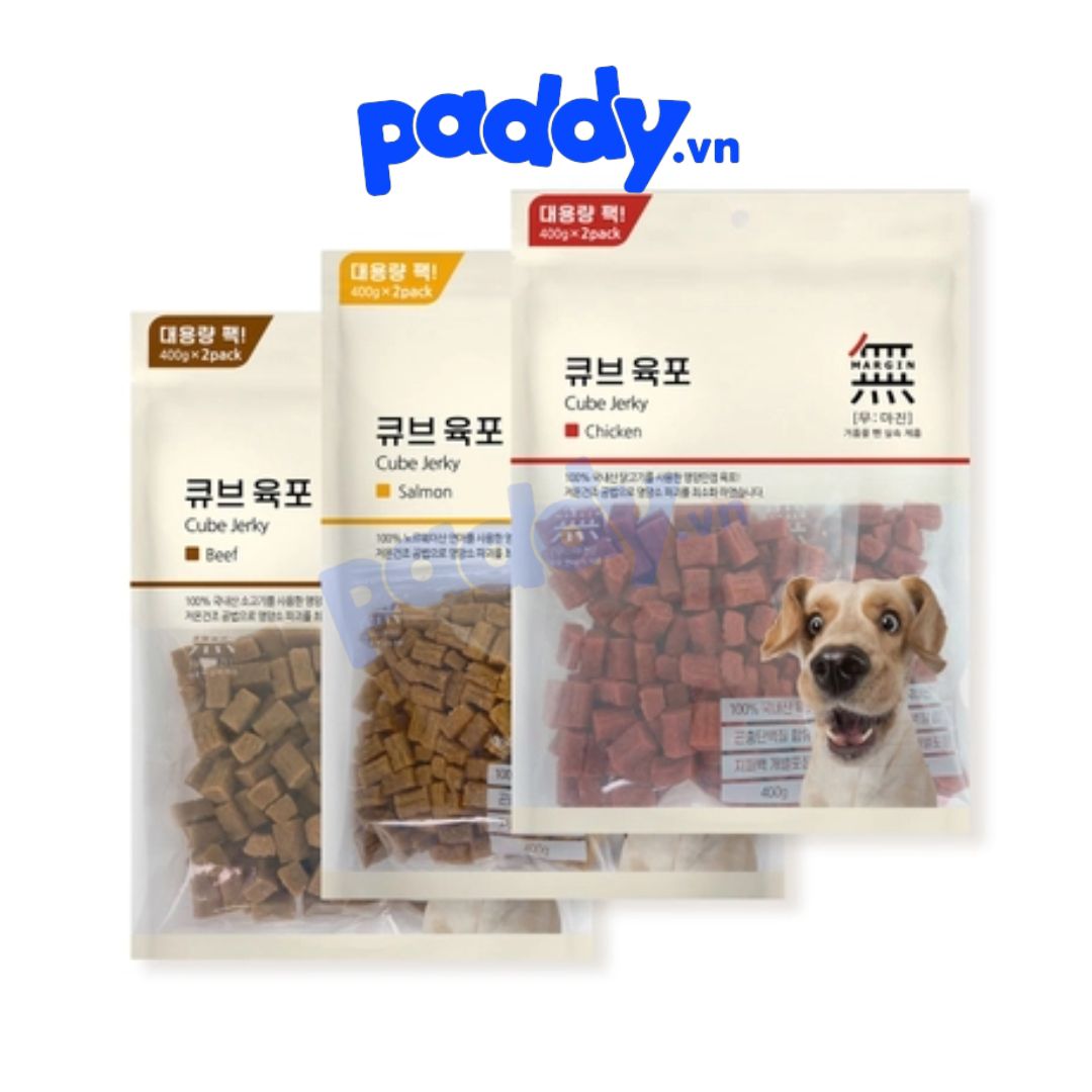 Bánh Thưởng Cho Chó Viên Thịt Bowwow Cube Jerky