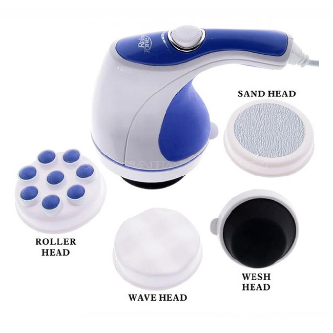 Máy massage cầm tay Relax & Spin Tone 5 đầu đánh tan mỡ bụng