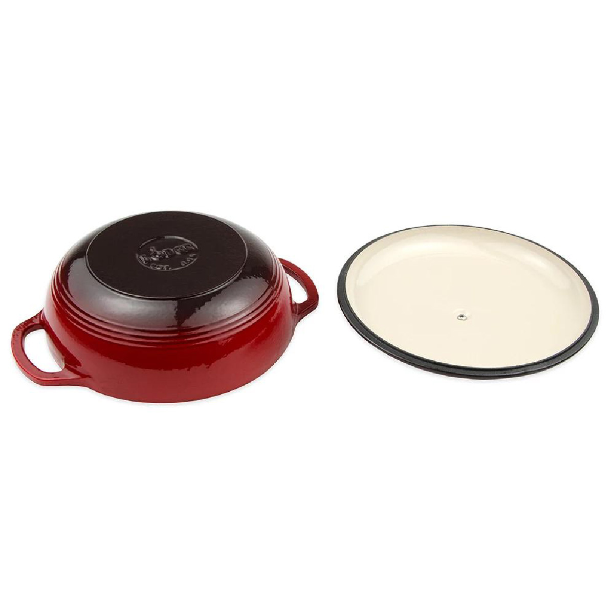 Lodge - Ceramic dutch oven - Red - 1.5L
