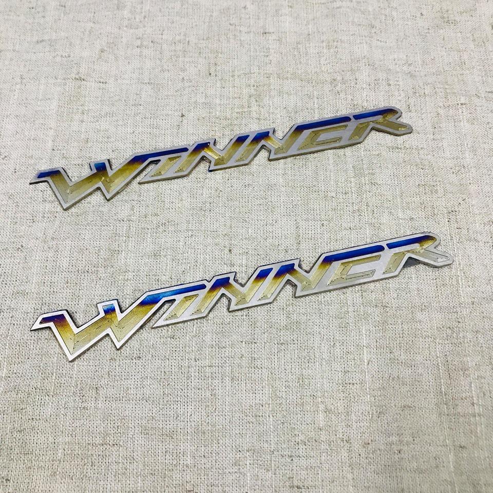 Bộ tem chữ tên xe EXCITER (100% titanium)