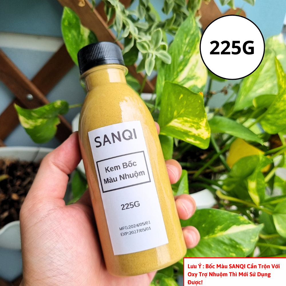 Kem bốc màu tóc sanqi 450g , bốc đỏ , bốc đen , bốc màu kim loại .