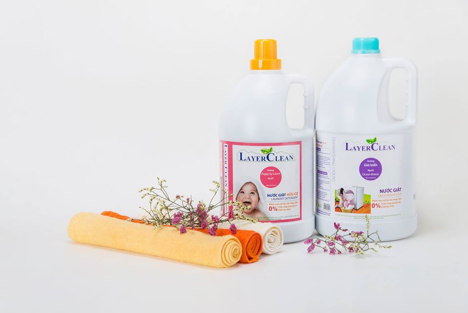 Nước giặt hữu cơ hương nước hoa Layer Clean 4L