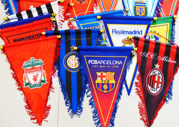 "Cờ tam giác logo đội bóng cực đẹp" - LiDO Sports