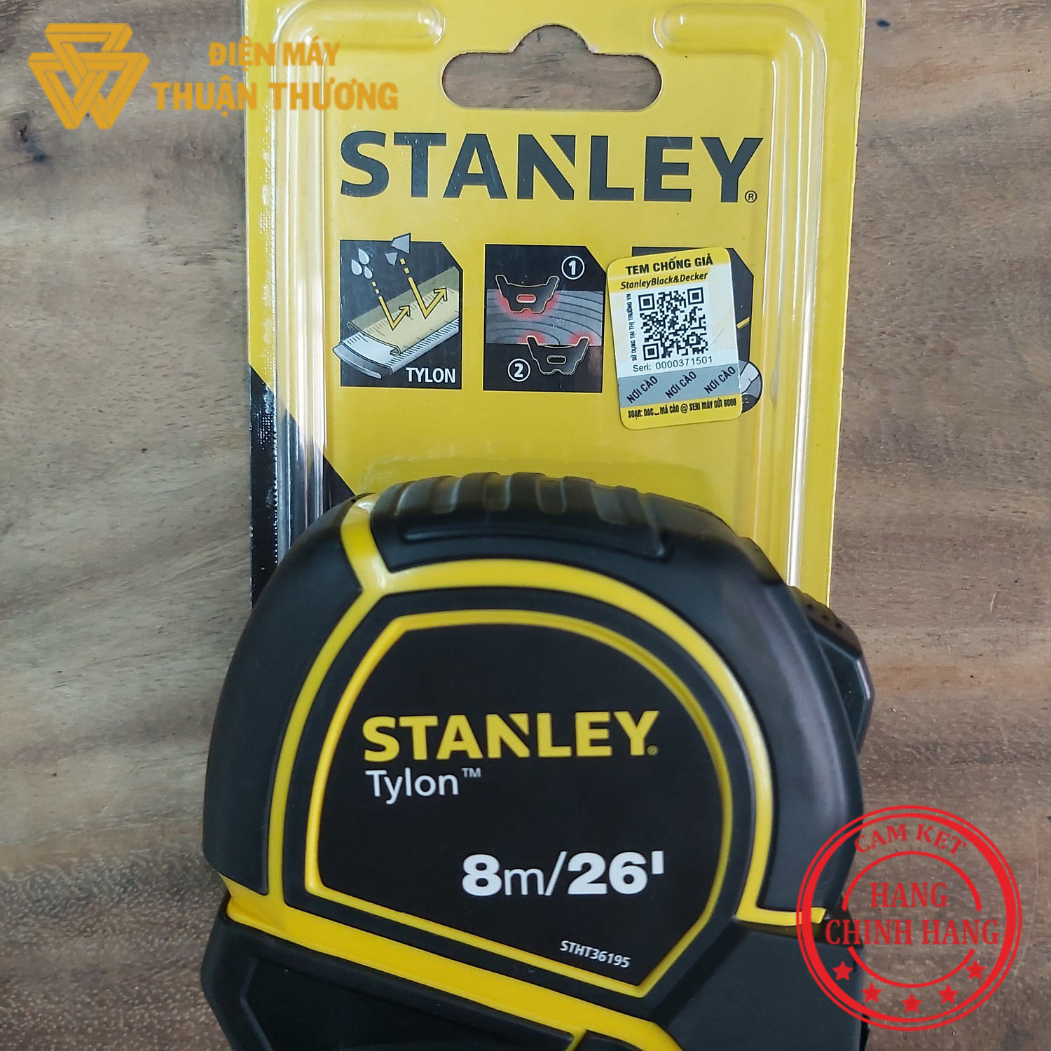 Thước Cuộn Tylon 8m Stanley STHT36195