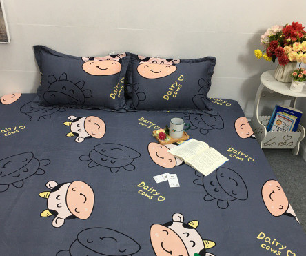 ga trải giường  1m8x2m chất cotton poly có chọn mẫu