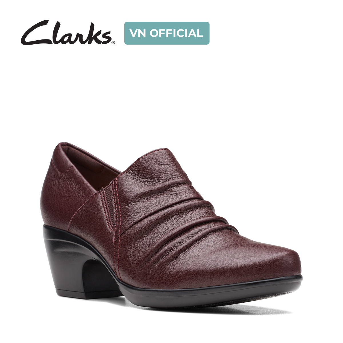 Giày Cao Gót 6cm Da Nữ Clarks - Emily Cove