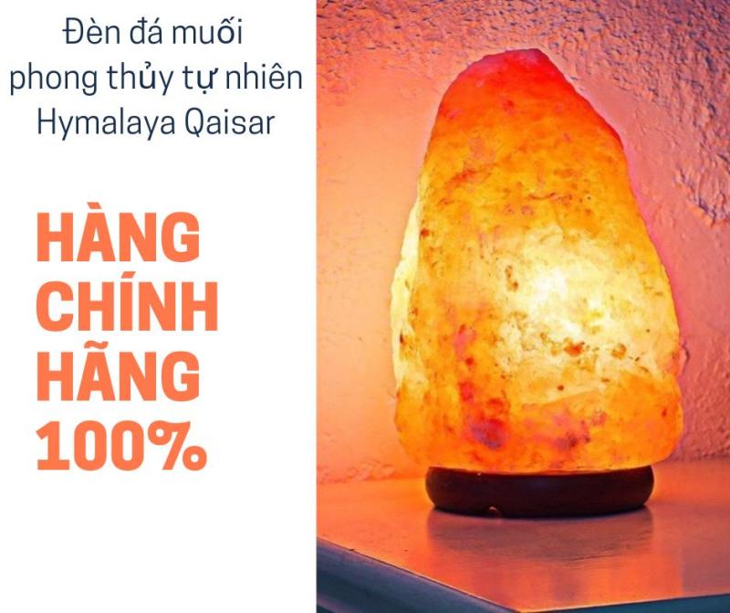 Đèn đá muối Himalaya vượng phong thủy, hút tài lộc - trọng lượng 4kg