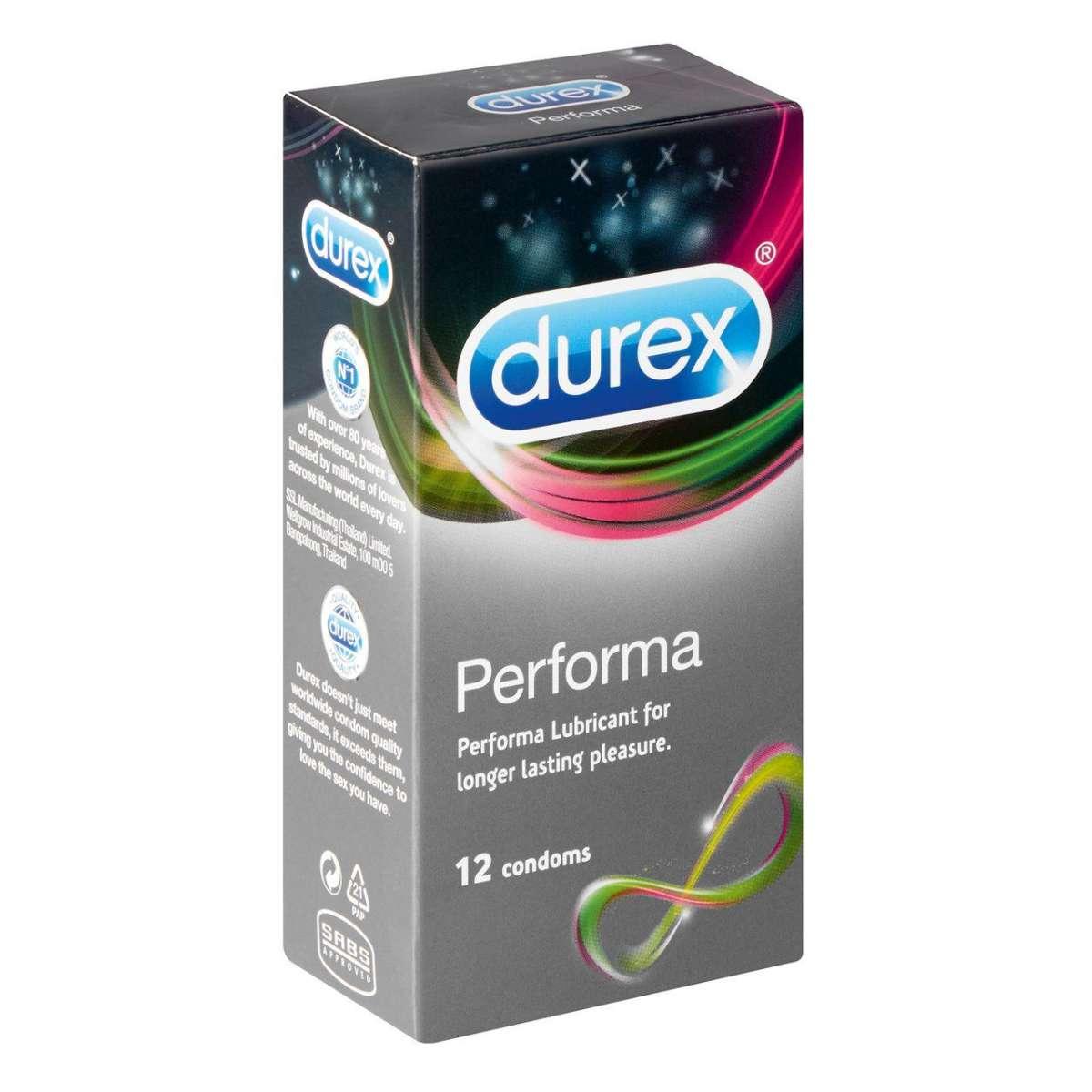 Bao cao su kéo dài thời gian DUREX PERFORMA hộp 12c