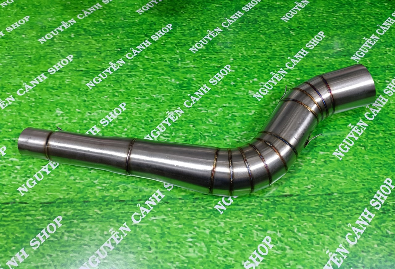 Đùi gà pô nlk 32-51mm inox,khúc nối pô xe máy