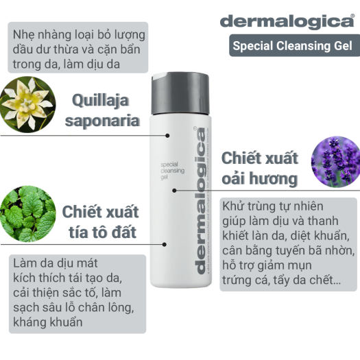 [SIZE CHUYÊN NGHIỆP]Sữa Rửa Mặt Dermalogica Special Cleansing Gel 946ml
