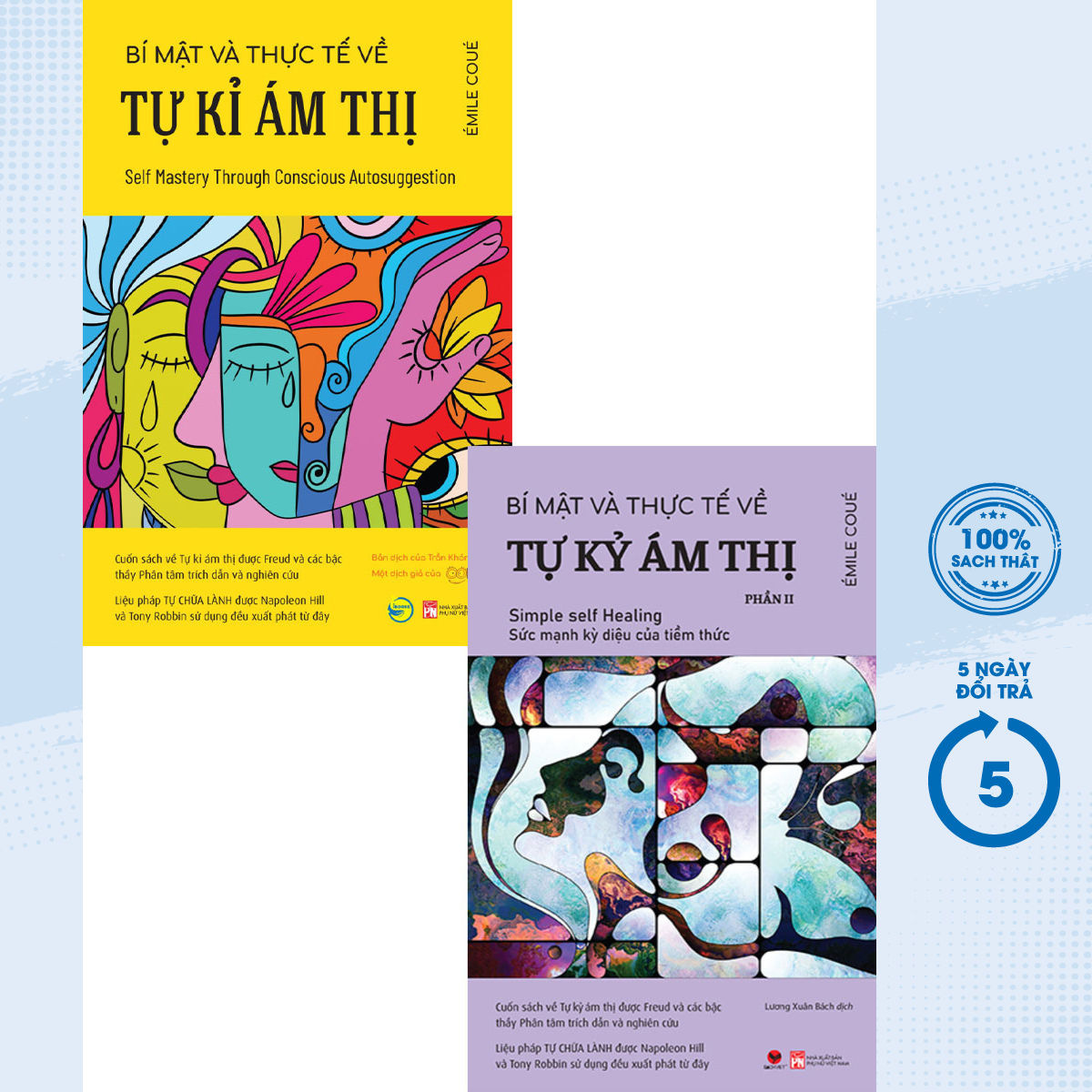 Sách - combo bí mật và thực tế về tự kỉ ám thị - bv - newshop
