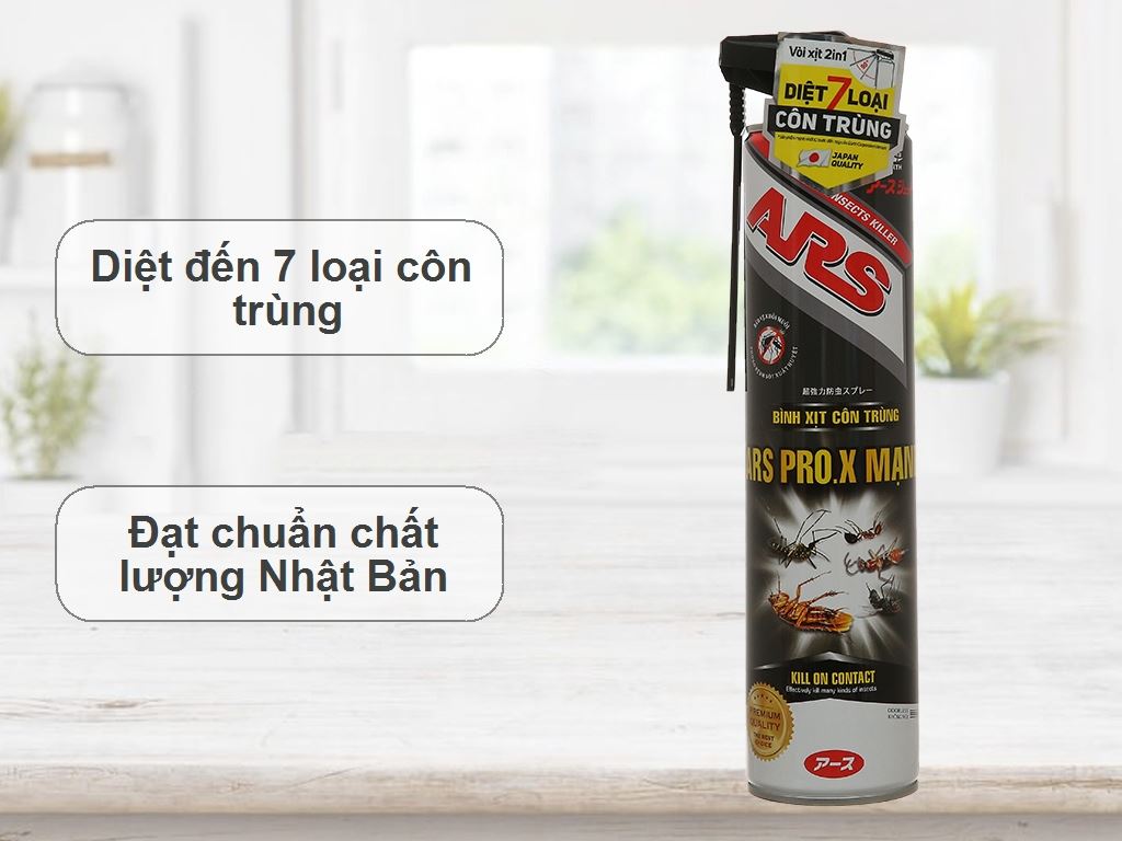 XỊT MUỖI ARS KHÔNG MÙI 600ML (VIỆT NAM)