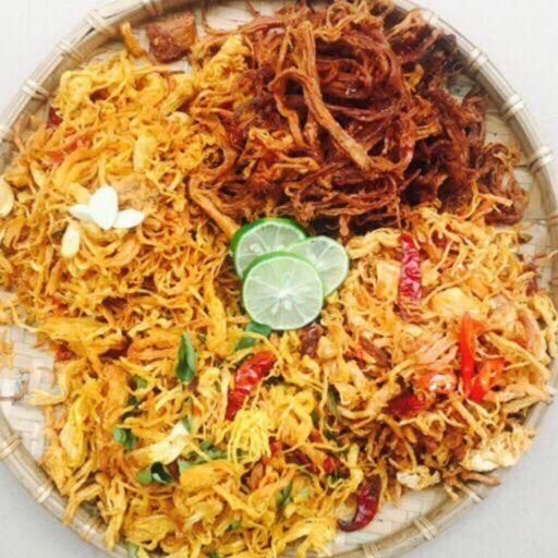 500g khô gà xé cay lá chanh loại ngon bin bin food