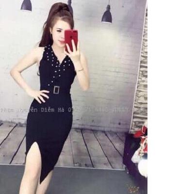 Đầm body kết cườm HM