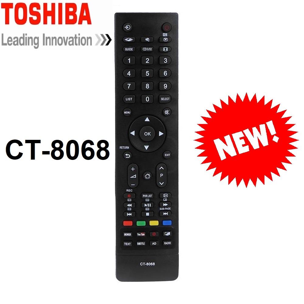 Remote Điều khiển tivi Toshiba internet CT-8068