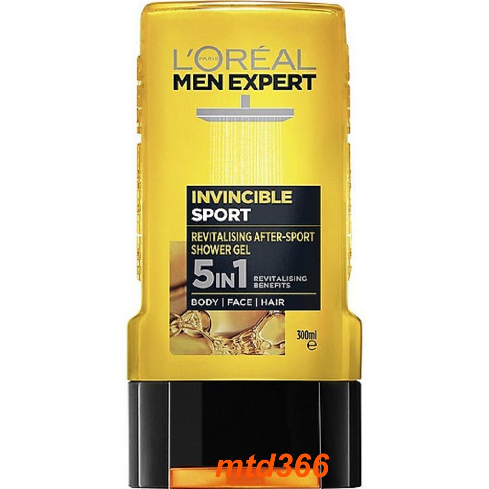 Gel Tắm Nam Loreal 300ml Hydra Energetic Men Expert