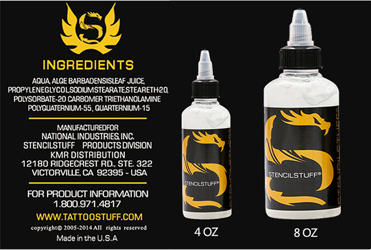 Gel Scan in Hình Xăm Prep Stuff 240ml siêu nét - siêu bám