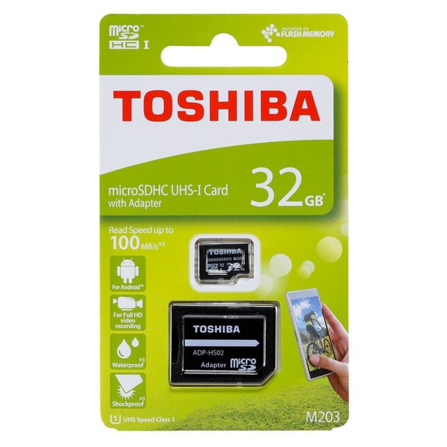 Thẻ Nhớ Micro SD 32GB TOSHIBA Box Class10 90MB/s