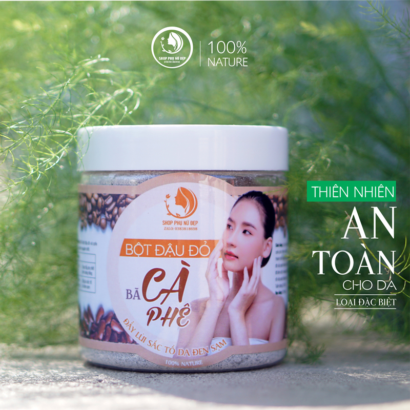 Bột Đậu Đỏ Cà Phê Siêu mịn cao cấp hũ 200ml