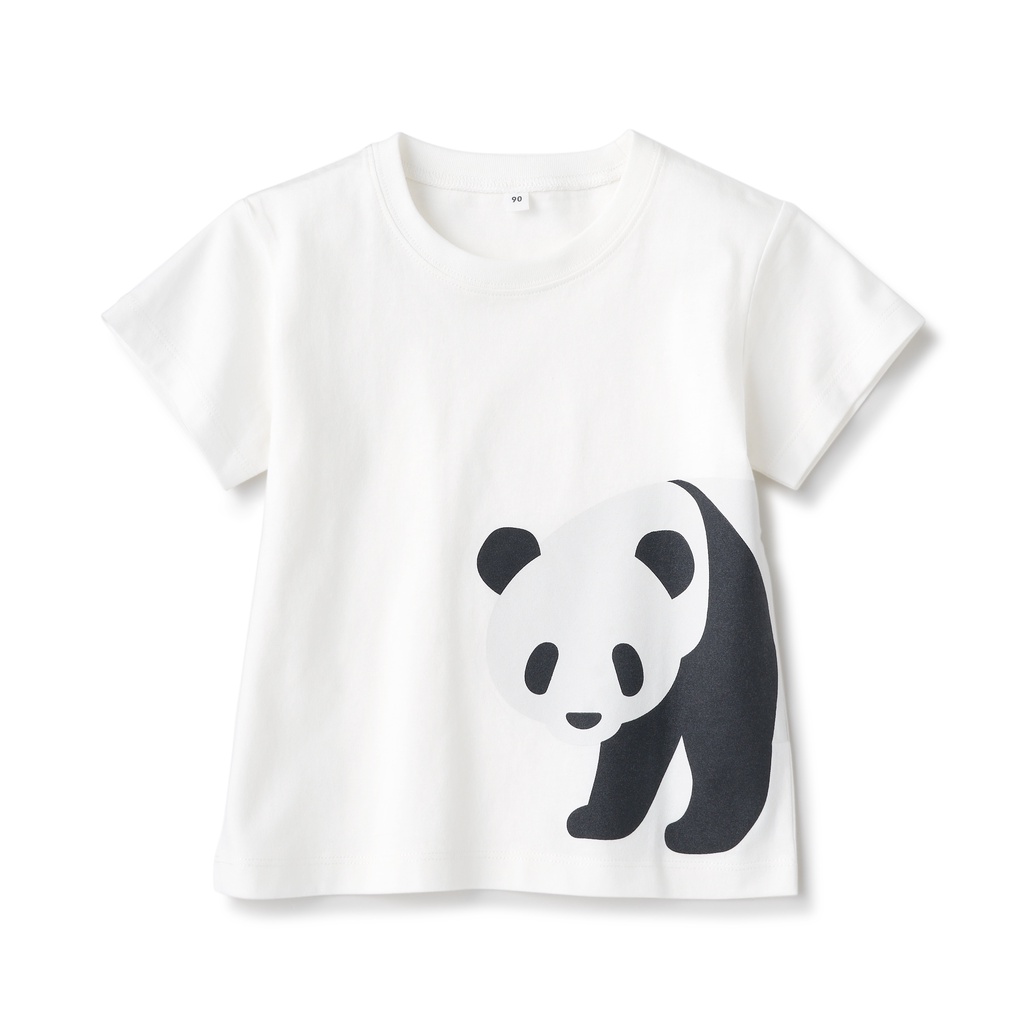 Muji Áo Thun In Họa Tiết Cotton