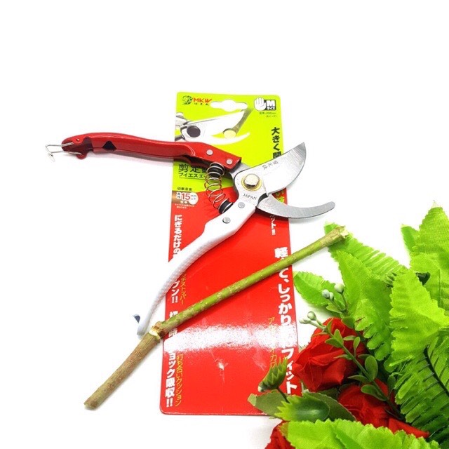 [HCM]kéo cắt cành sk5 cán đỏ trắng ( tặng kèm lò xo + chốt gài sơ cua )