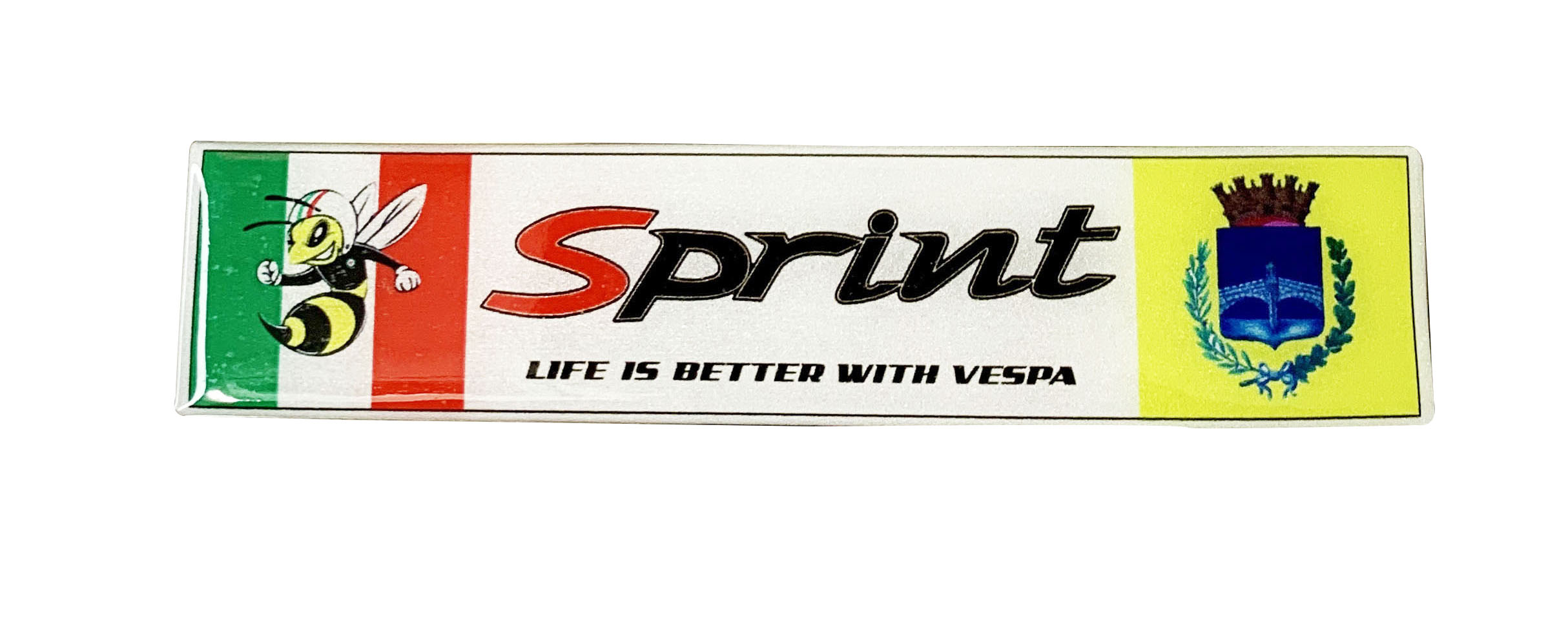 Tem dán biển số xe Vespa