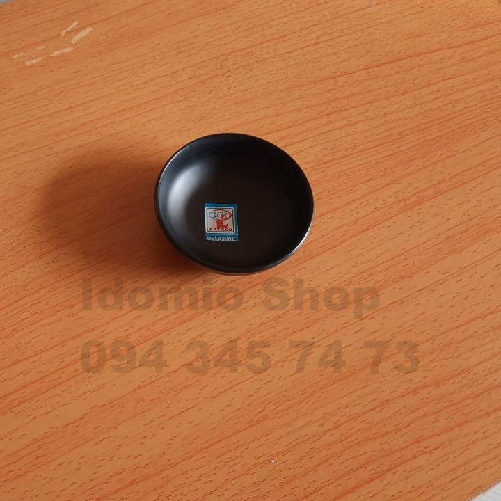 2 Chén Nước Chấm Tròn Melamine Màu Đen– CC57N