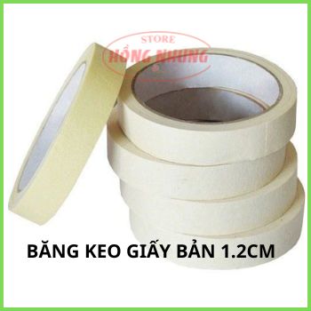 Cây 12 Cuộn Băng Keo Giấy 1.2F