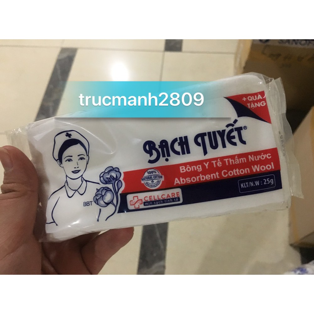 Bông gòn bông bạch tuyết 25g