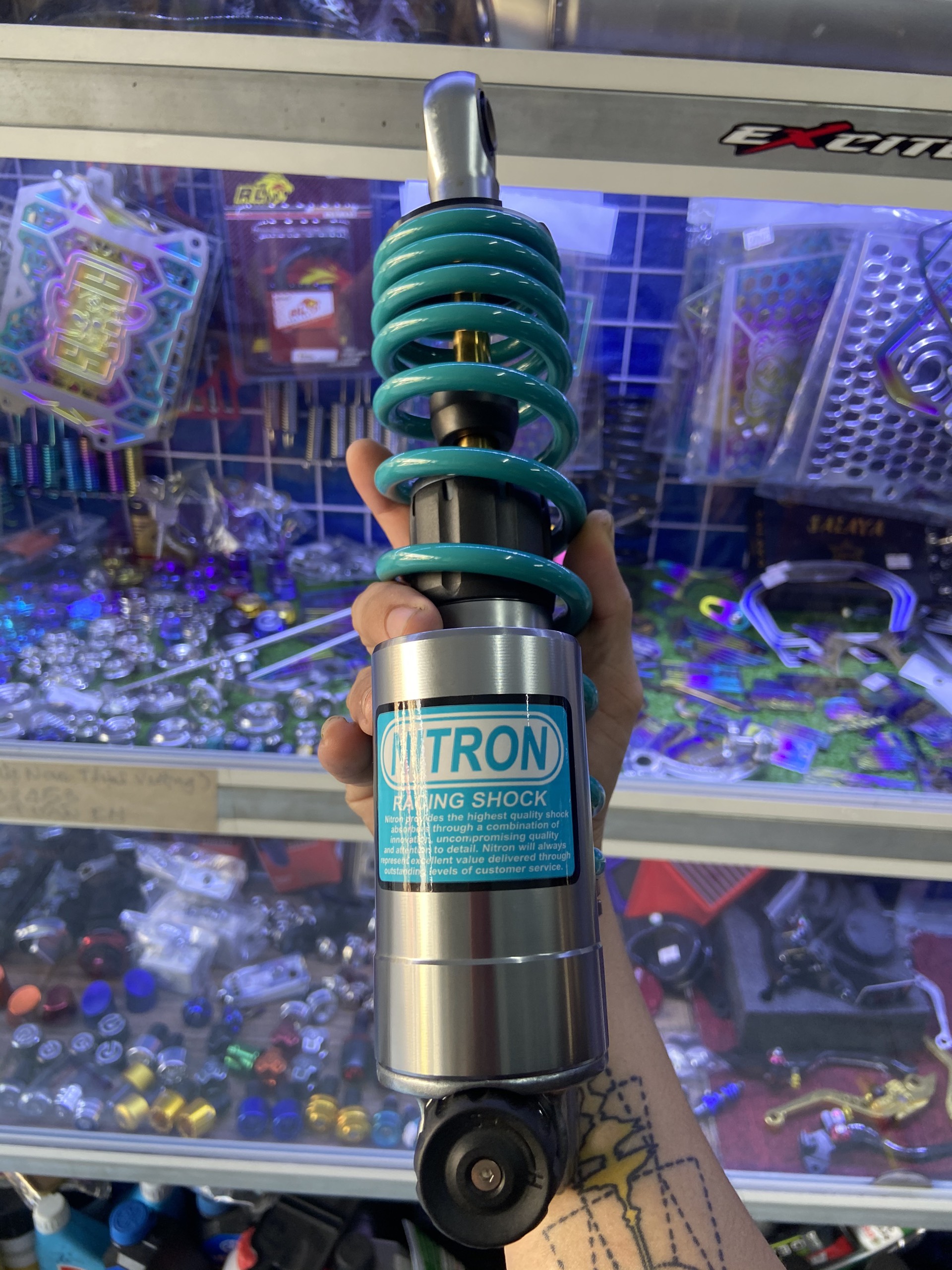 phuộc NITRON bình dầu dưới gắn Vario,click,vision,sh mode