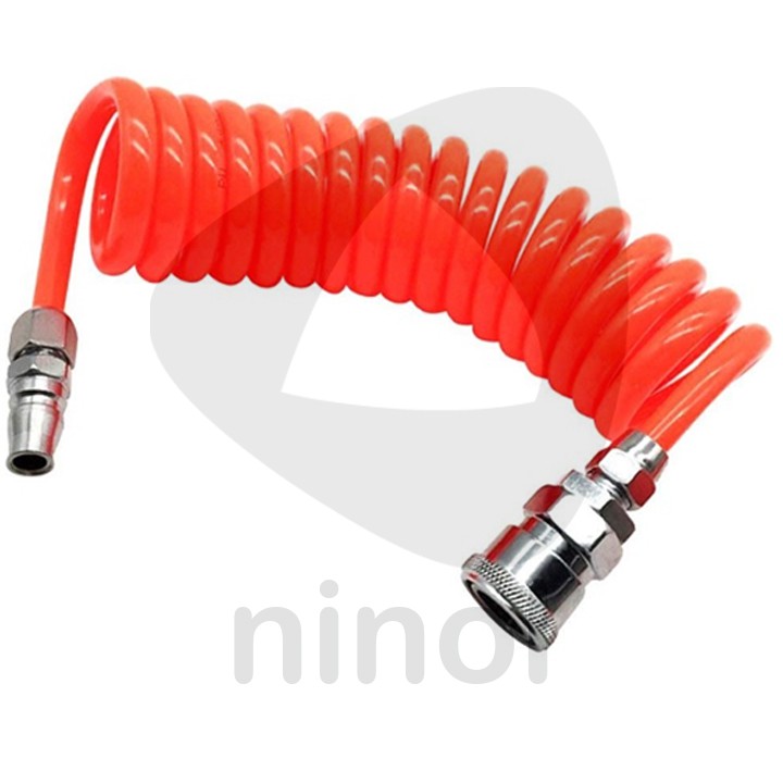 Dây xoắn hơi các loại 6,9,12m sẵn 2 đầu cút nối