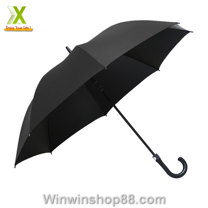[FREESHIP MAX 15K][HCM]Ô dù che mưa cán cong có nút bấm tự động màu đen