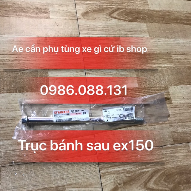 Trục bánh sau ex150 zin chính hãng