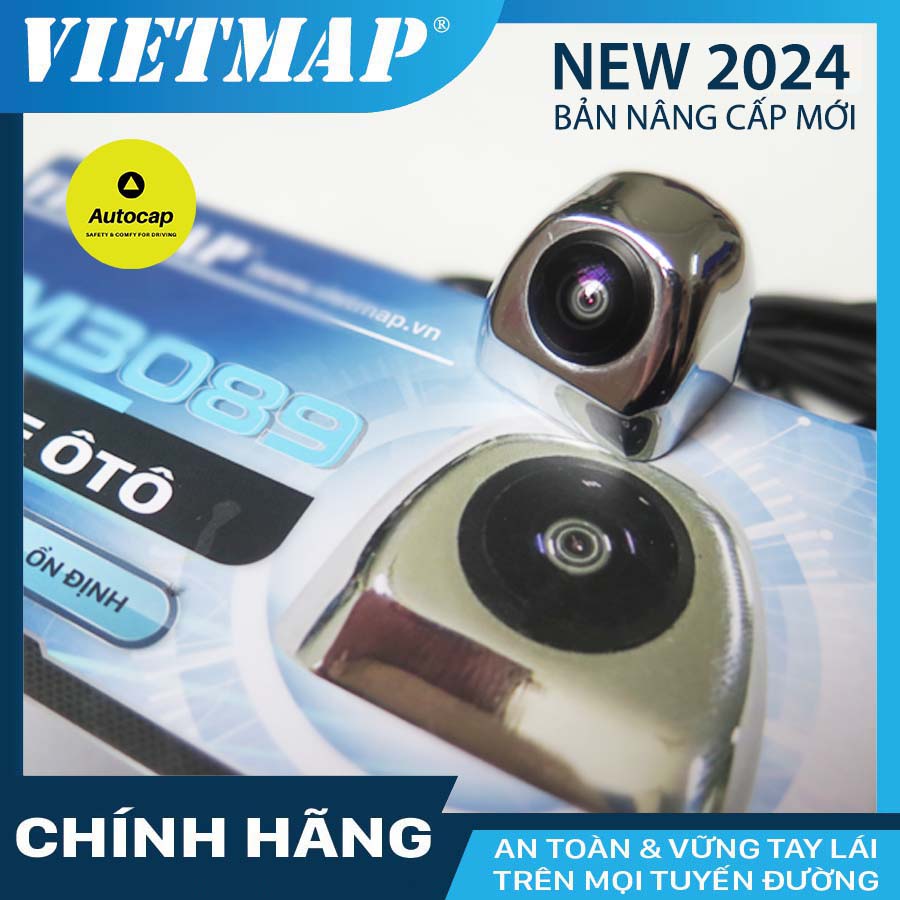 Camera lùi VIETMAP 3089 cho xe ô tô bản nâng cấp 2024 - Bảo hành 12 tháng