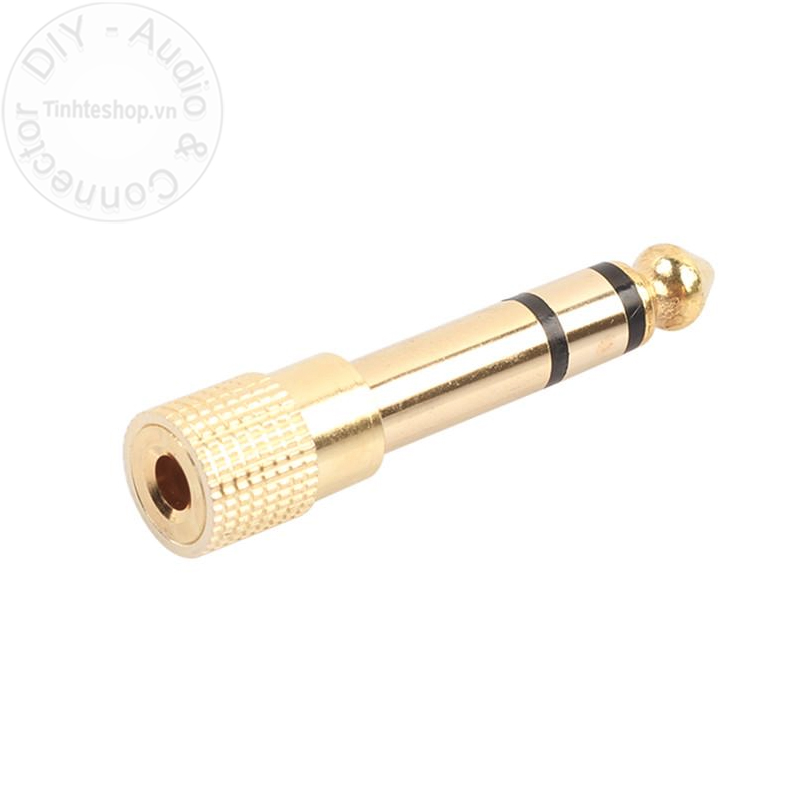 Jack 6.5 ra 3.5mm stereo 1 chiếc - Đầu đổi 3.5 sang 6.5