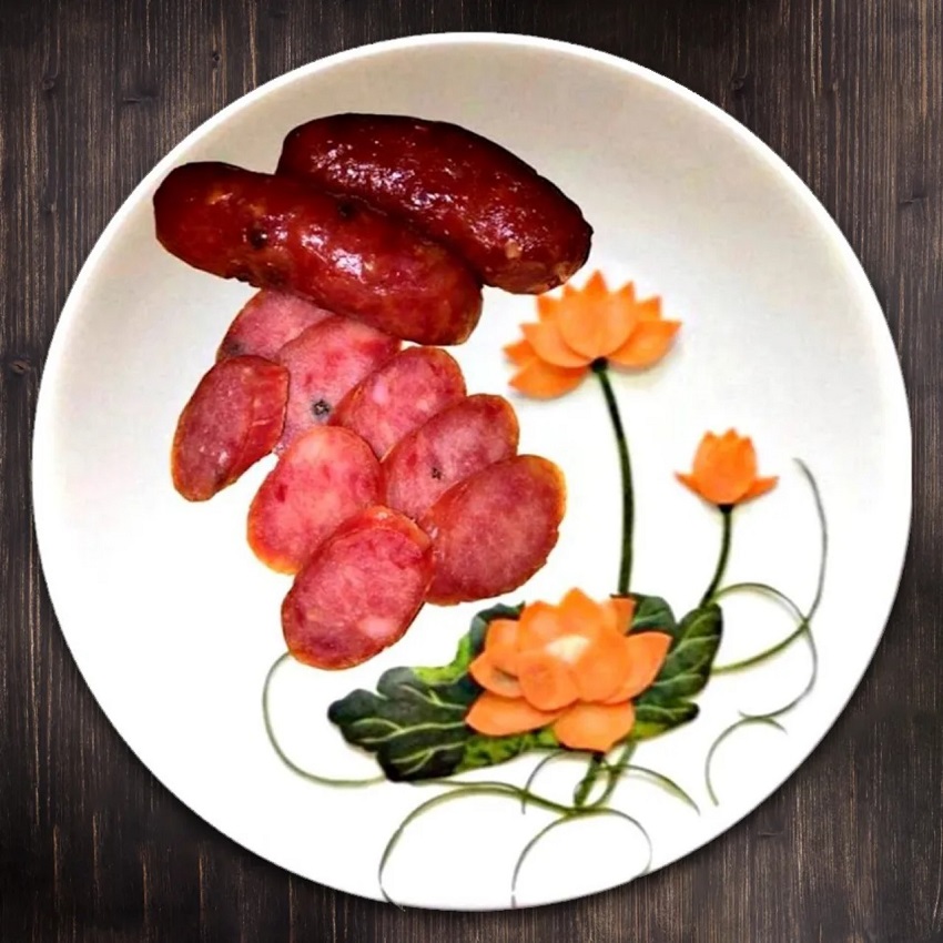 (500gr) Lạp xưởng Tôm, mai quế lộ, đặc sản Sóc Trăng