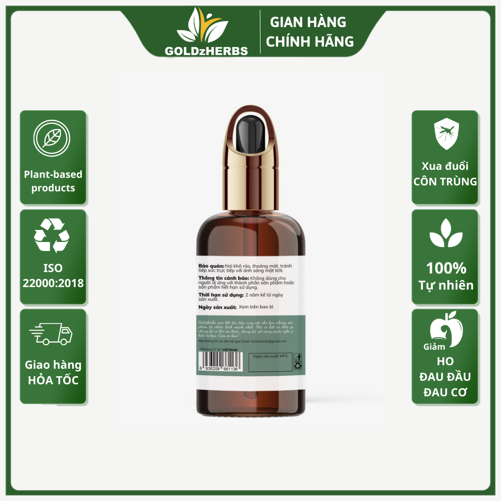 Tinh Dầu Khuynh Diệp Goldzherbs