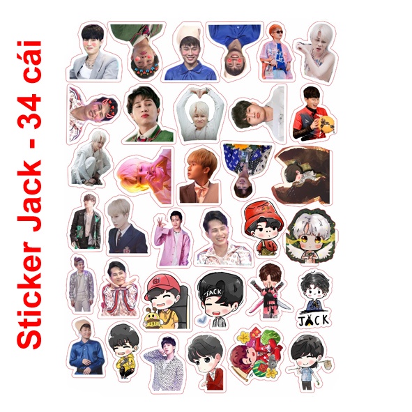 Sticker/ Hình dán Jack_ Phương Tuấn J97 (Random)