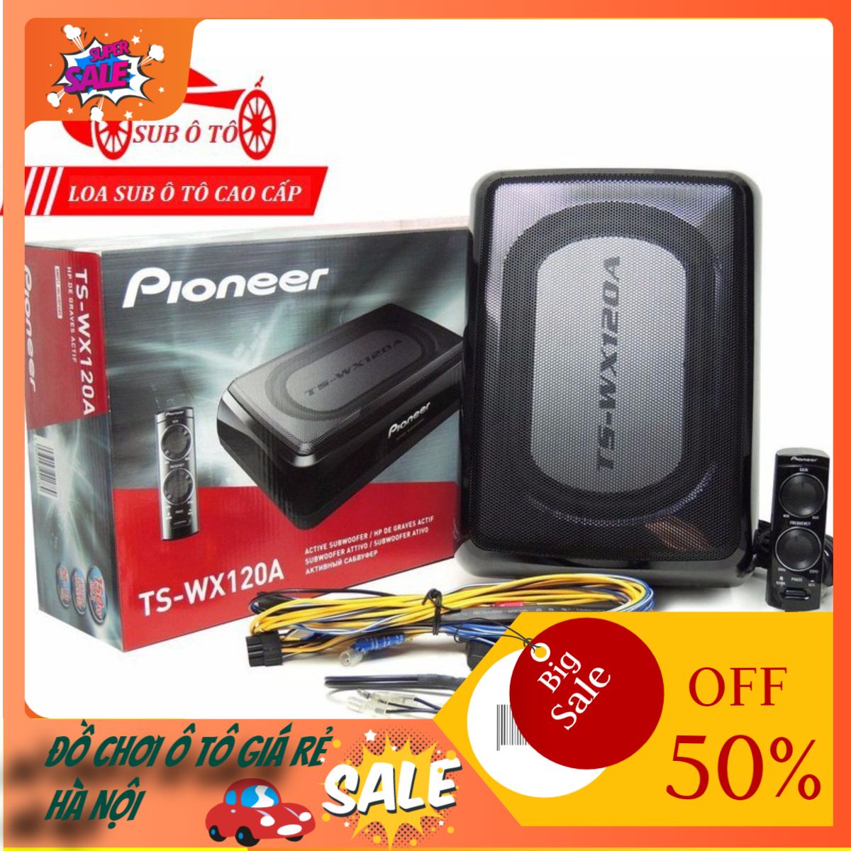 LOA SUB PIONEER 120A LOA SIÊU TRẦM ĐẶT GẦM GHẾ