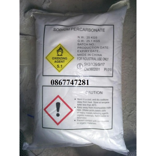 ✿Oxy bột – oxy viên Sodium percarbonate dùng trong nuôi trồng thuỷ sản, Xuất xứ Trung Quốc  Hàn Quốc (25kgbao)♔