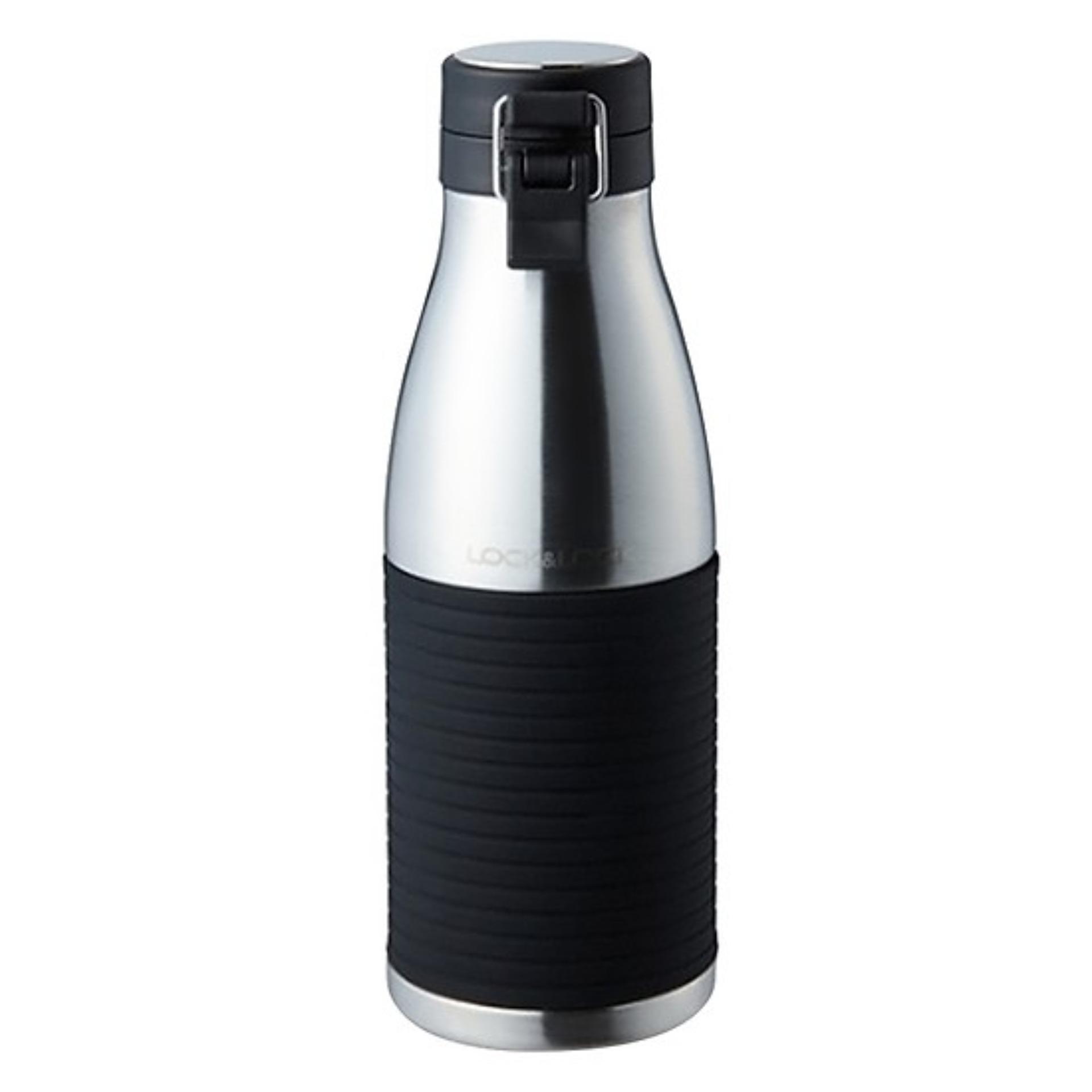 Bình Giữ Nhiệt Bằng Thép Không Gỉ Lock&Lock Cylinder Bottle LHC4145SLV (430ml) - Bạc