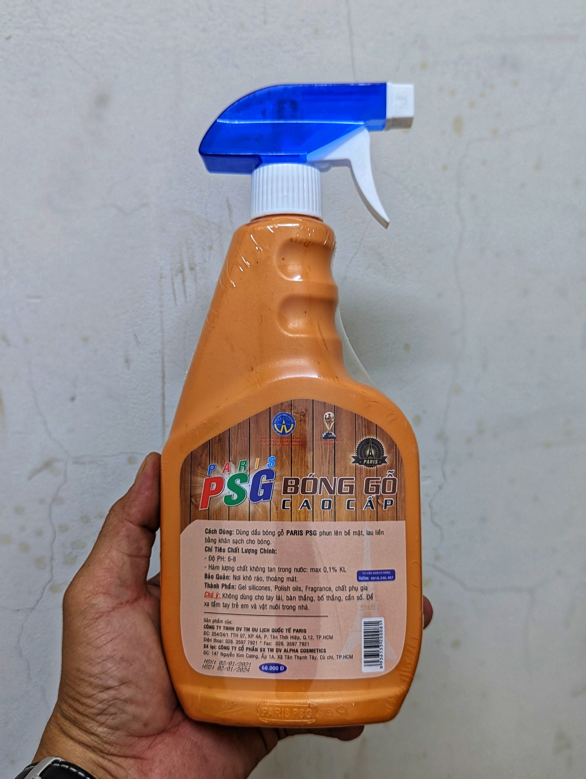 Dầu bóng gỗ cao cấp PSG 500ml