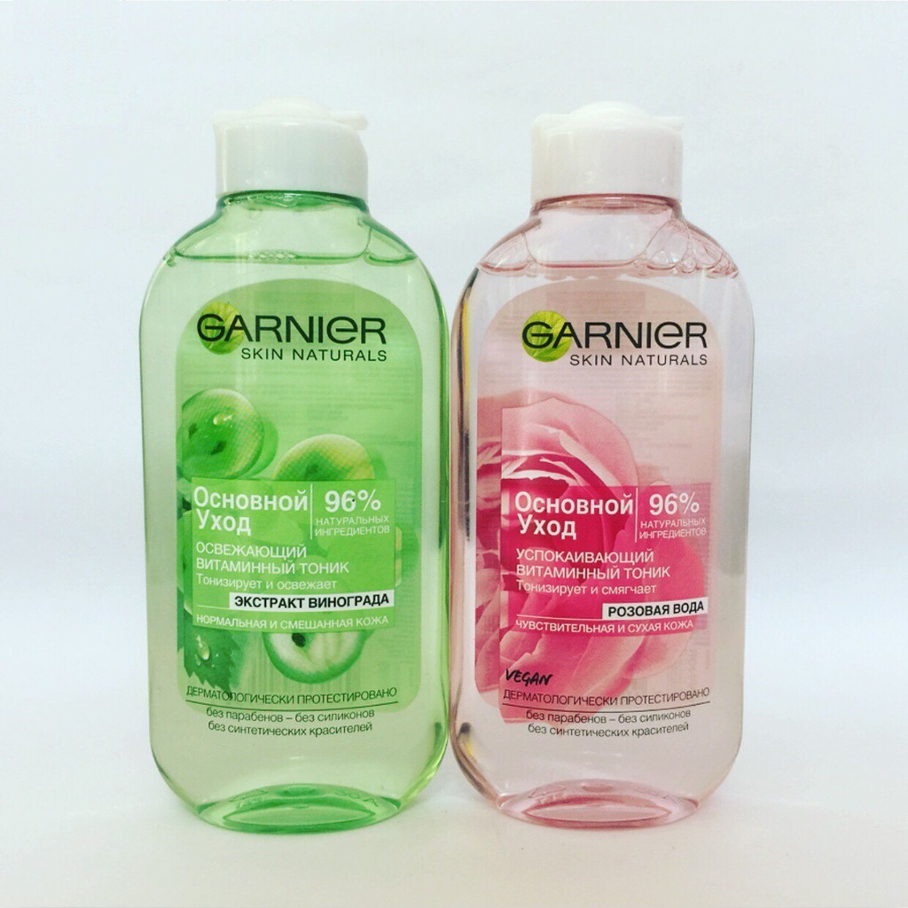 Nước Hoa Hồng Garnier Vegan 200ml