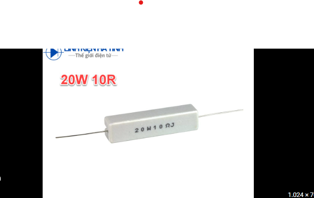 Điện Trở Sứ 10 Ôm /20w  combo 10  Cái