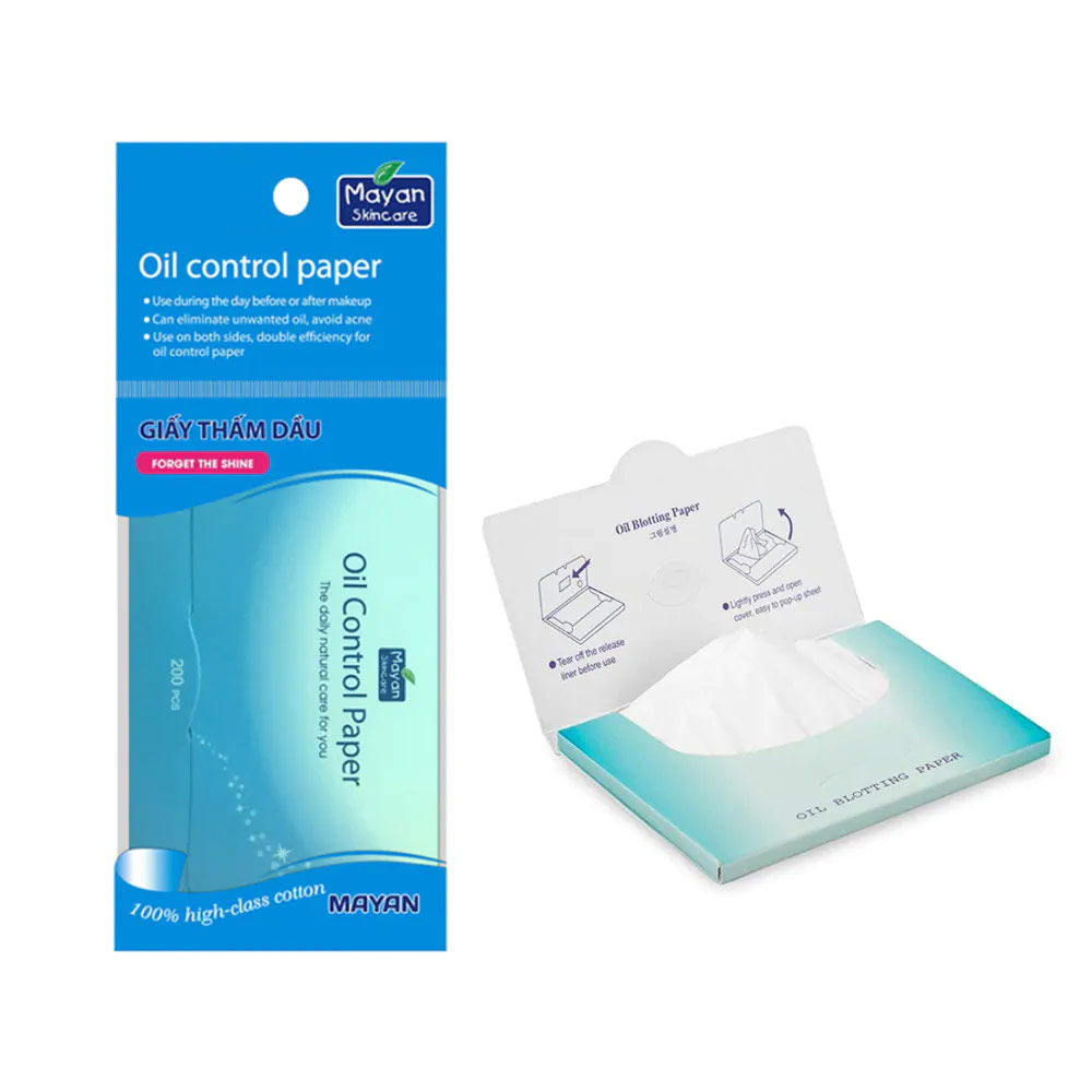 Giấy Thấm Dầu Mayan Oil Control Paper 100 PCS