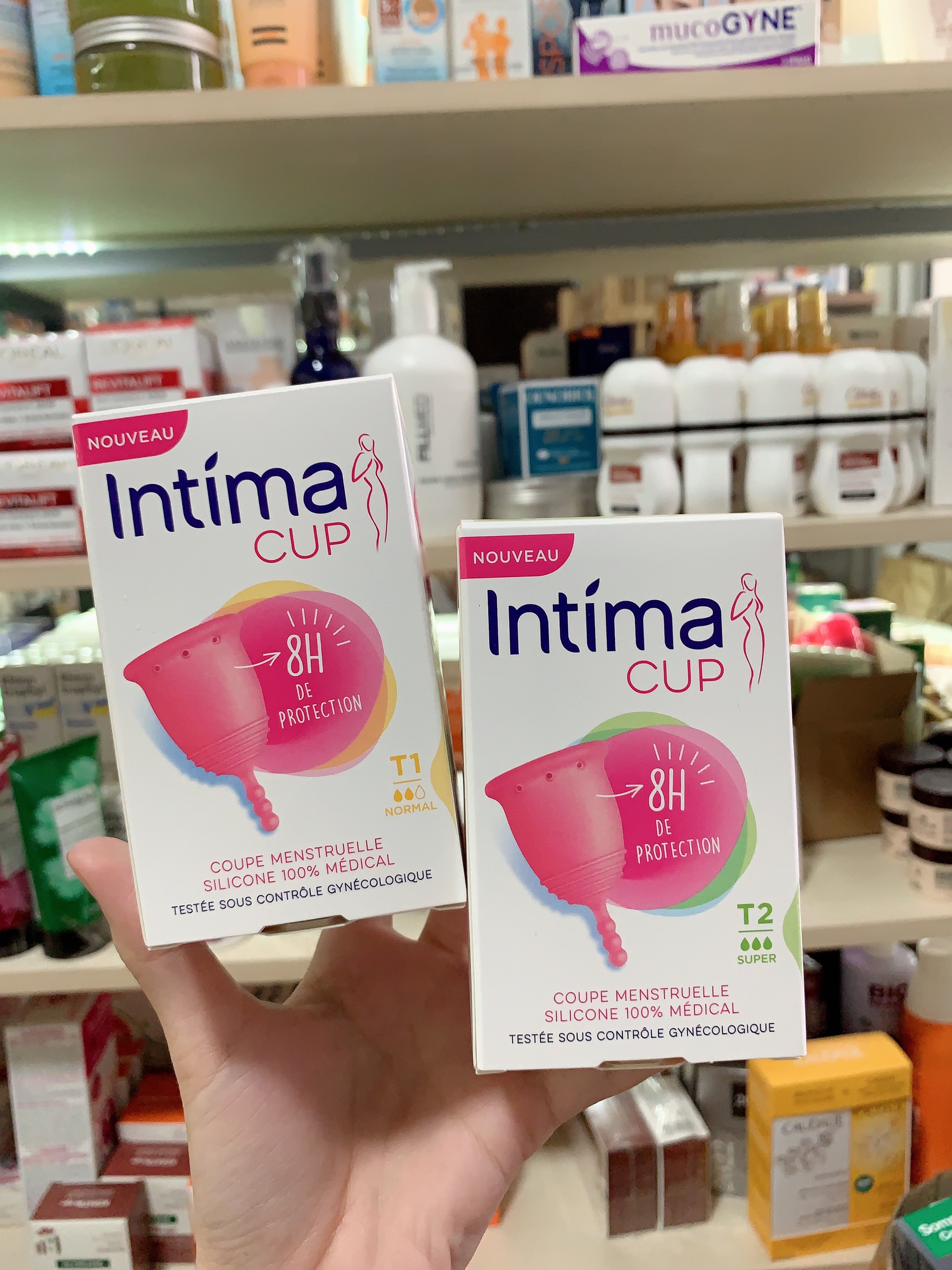 [2size] Cốc nguyệt san Intima Cup - Nội địa Pháp