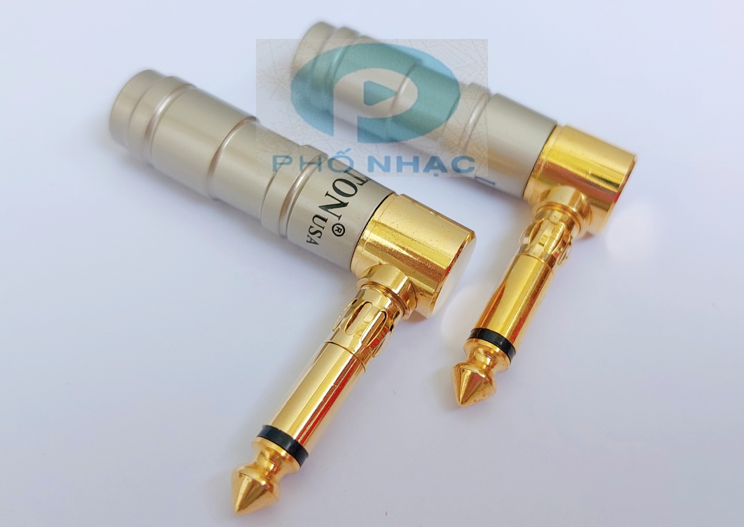 Jack 6 ly Vuông loại tốt| 6ly cong, 6ly chữ L, Rắc 6ly dùng để hàn dây tín hiệu, dây Micro - giá 01 cái