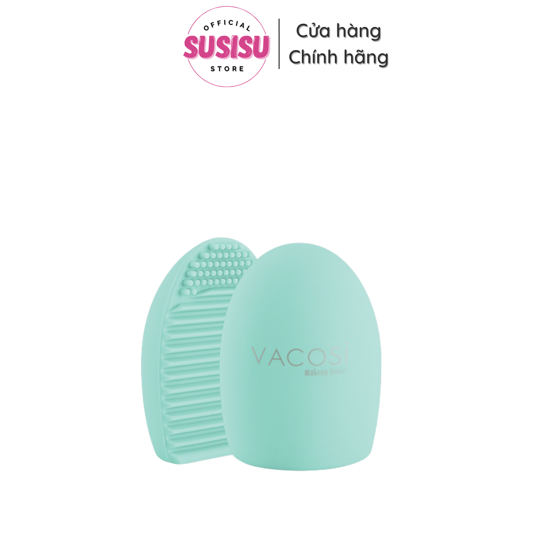 Đồ rửa cọ trang điểm dạng trứng vacosi brushegg rc01 | dụng cụ rửa cọ vacosi brushegg