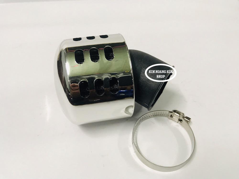 Pô E tăng tốc gắn Wave, Dream,Cub (màu Carbon)
