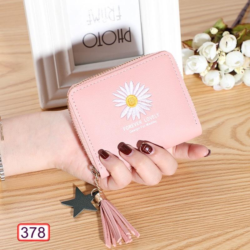 VÍ NGẮN NỮ HOA CÚC HAZO 378 FOREVER YOUNG THỜI TRANG HÀN QUỐC 2020 NHIỀU MÀU